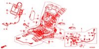 VORNE SITZKOMPONENTEN (D.) (SIEGE REGLAGE MANUEL) für Honda CIVIC TOURER 1.8 EXECUTIVE 5 Türen 6 gang-Schaltgetriebe 2014