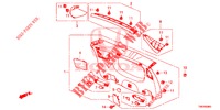 HECKKLAPPENVERKLEIDUNG/ TAFELVERKLEIDUNG, HINTEN(2D)  für Honda CIVIC TOURER 1.8 EXECUTIVE 5 Türen 5 gang automatikgetriebe 2014