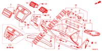 INSTRUMENT, ZIERSTUECK (COTE DE PASSAGER) (LH) für Honda CIVIC TOURER 1.8 EXECUTIVE 5 Türen 5 gang automatikgetriebe 2014
