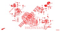 MOTORBEFESTIGUNGEN (AT) für Honda CIVIC TOURER 1.8 EXECUTIVE 5 Türen 5 gang automatikgetriebe 2014