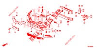 VORDERE STOSSFAENGER  für Honda CIVIC TOURER 1.8 EXECUTIVE 5 Türen 5 gang automatikgetriebe 2014
