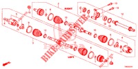 ANTRIEBSWELLE, VORNE/HALBWELLE (DIESEL) für Honda CIVIC TOURER DIESEL 1.6 COMFORT 5 Türen 6 gang-Schaltgetriebe 2015