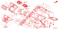 INSTRUMENT, ZIERSTUECK (COTE DE PASSAGER) (LH) für Honda CIVIC TOURER DIESEL 1.6 COMFORT 5 Türen 6 gang-Schaltgetriebe 2015