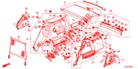KOFFERRAUM SEITENVERKL.  für Honda CIVIC TOURER DIESEL 1.6 COMFORT 5 Türen 6 gang-Schaltgetriebe 2015