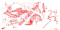 KOTFLUEGEL, VORNE  für Honda CIVIC TOURER DIESEL 1.6 COMFORT 5 Türen 6 gang-Schaltgetriebe 2015