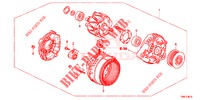 LICHTMASCHINE (DIESEL) (DENSO) für Honda CIVIC TOURER DIESEL 1.6 COMFORT 5 Türen 6 gang-Schaltgetriebe 2015
