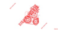 LICHTMASCHINENRIEMEN (DIESEL) für Honda CIVIC TOURER DIESEL 1.6 COMFORT 5 Türen 6 gang-Schaltgetriebe 2015