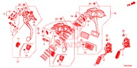 PEDAL (LH) für Honda CIVIC TOURER DIESEL 1.6 COMFORT 5 Türen 6 gang-Schaltgetriebe 2015