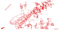STEUERGERAT (COMPARTIMENT MOTEUR) (1) (DIESEL) für Honda CIVIC TOURER DIESEL 1.6 COMFORT 5 Türen 6 gang-Schaltgetriebe 2015