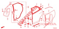 TUERBLECHE, HINTEN(4D)  für Honda CIVIC TOURER DIESEL 1.6 COMFORT 5 Türen 6 gang-Schaltgetriebe 2015