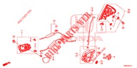 TUERSCHLOESSER, HINTEN/AEUSSERER GRIFF  für Honda CIVIC TOURER DIESEL 1.6 COMFORT 5 Türen 6 gang-Schaltgetriebe 2015