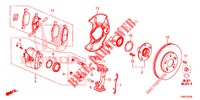 VORDERRADBREMSE  für Honda CIVIC TOURER DIESEL 1.6 COMFORT 5 Türen 6 gang-Schaltgetriebe 2015