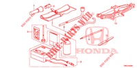 WERKZEUGE/WAGENHEBER  für Honda CIVIC TOURER DIESEL 1.6 COMFORT 5 Türen 6 gang-Schaltgetriebe 2015