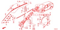 ZIERLEISTE/SCHUTZ  für Honda CIVIC TOURER DIESEL 1.6 COMFORT 5 Türen 6 gang-Schaltgetriebe 2015