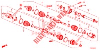 ANTRIEBSWELLE, VORNE/HALBWELLE (DIESEL) für Honda CIVIC TOURER DIESEL 1.6 EXECUTIVE 5 Türen 6 gang-Schaltgetriebe 2015