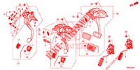 PEDAL (LH) für Honda CIVIC TOURER DIESEL 1.6 EXECUTIVE 5 Türen 6 gang-Schaltgetriebe 2015