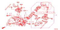 SCHALTHEBEL (DIESEL) für Honda CIVIC TOURER DIESEL 1.6 EXECUTIVE 5 Türen 6 gang-Schaltgetriebe 2015