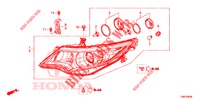 SCHEINWERFER  für Honda CIVIC TOURER DIESEL 1.6 EXECUTIVE 5 Türen 6 gang-Schaltgetriebe 2015
