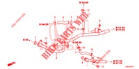 WASSERSCHLAUCH/HEIZUNGSSCHACHT (DIESEL) für Honda CIVIC TOURER DIESEL 1.6 EXECUTIVE 5 Türen 6 gang-Schaltgetriebe 2015