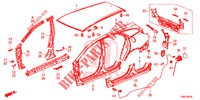 AUSSENBLECHE/TAFEL, HINTEN  für Honda CIVIC TOURER DIESEL 1.6 EXECUTIVE 5 Türen 6 gang-Schaltgetriebe 2015