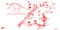 GELENK, VORNE  für Honda CIVIC TOURER DIESEL 1.6 EXECUTIVE 5 Türen 6 gang-Schaltgetriebe 2015