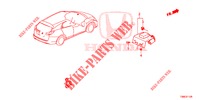GPS/KAMERA ANTENNE RÜCKANSICHT für Honda CIVIC TOURER DIESEL 1.6 EXECUTIVE 5 Türen 6 gang-Schaltgetriebe 2015