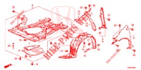 KOTFLUEGEL, VORNE  für Honda CIVIC TOURER DIESEL 1.6 EXECUTIVE 5 Türen 6 gang-Schaltgetriebe 2015