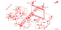 KUEHLERSCHLAUCH/RESERVETANK (DIESEL) für Honda CIVIC TOURER DIESEL 1.6 EXECUTIVE 5 Türen 6 gang-Schaltgetriebe 2015