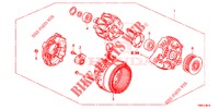 LICHTMASCHINE (DIESEL) (DENSO) für Honda CIVIC TOURER DIESEL 1.6 EXECUTIVE 5 Türen 6 gang-Schaltgetriebe 2015