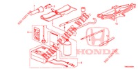 WERKZEUGE/WAGENHEBER  für Honda CIVIC TOURER DIESEL 1.6 EXECUTIVE 5 Türen 6 gang-Schaltgetriebe 2015
