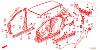 AUSSENBLECHE/TAFEL, HINTEN  für Honda CIVIC TOURER DIESEL 1.6 LIFSTYLE 5 Türen 6 gang-Schaltgetriebe 2015