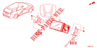 EINBAUSATZ F. RNS2  für Honda CIVIC TOURER DIESEL 1.6 LIFSTYLE 5 Türen 6 gang-Schaltgetriebe 2015