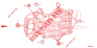 GUMMITUELLE (INFERIEUR) für Honda CIVIC TOURER DIESEL 1.6 LIFSTYLE 5 Türen 6 gang-Schaltgetriebe 2015