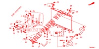 KUEHLERSCHLAUCH/RESERVETANK (DIESEL) für Honda CIVIC TOURER DIESEL 1.6 LIFSTYLE 5 Türen 6 gang-Schaltgetriebe 2015