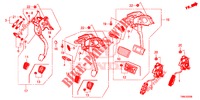 PEDAL (LH) für Honda CIVIC TOURER DIESEL 1.6 LIFSTYLE 5 Türen 6 gang-Schaltgetriebe 2015