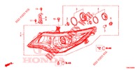 SCHEINWERFER  für Honda CIVIC TOURER DIESEL 1.6 LIFSTYLE 5 Türen 6 gang-Schaltgetriebe 2015