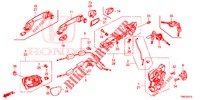 TUERSCHLOESSER, VORNE/AEUSSERER GRIFF  für Honda CIVIC TOURER DIESEL 1.6 LIFSTYLE 5 Türen 6 gang-Schaltgetriebe 2015