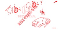 ANTENNE/LAUTSPRECHER  für Honda CIVIC TOURER DIESEL 1.6 S 5 Türen 6 gang-Schaltgetriebe 2015