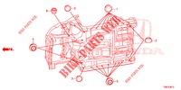 GUMMITUELLE (INFERIEUR) für Honda CIVIC TOURER DIESEL 1.6 S 5 Türen 6 gang-Schaltgetriebe 2015