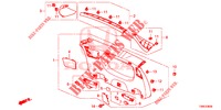 HECKKLAPPENVERKLEIDUNG/ TAFELVERKLEIDUNG, HINTEN(2D)  für Honda CIVIC TOURER DIESEL 1.6 S 5 Türen 6 gang-Schaltgetriebe 2015