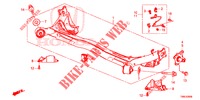 HINTERRADACHSE  für Honda CIVIC TOURER DIESEL 1.6 S 5 Türen 6 gang-Schaltgetriebe 2015