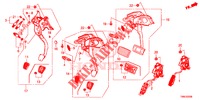 PEDAL (LH) für Honda CIVIC TOURER DIESEL 1.6 S 5 Türen 6 gang-Schaltgetriebe 2015