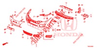 VORDERE STOSSFAENGER  für Honda CIVIC TOURER DIESEL 1.6 S 5 Türen 6 gang-Schaltgetriebe 2015