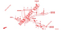WASSERSCHLAUCH/HEIZUNGSSCHACHT (DIESEL) für Honda CIVIC TOURER DIESEL 1.6 S 5 Türen 6 gang-Schaltgetriebe 2015