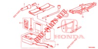 WERKZEUGE/WAGENHEBER  für Honda CIVIC TOURER 1.8 COMFORT 5 Türen 5 gang automatikgetriebe 2015