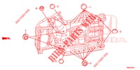 GUMMITUELLE (INFERIEUR) für Honda CIVIC TOURER 1.8 EXECUTIVE NAVI 5 Türen 6 gang-Schaltgetriebe 2015