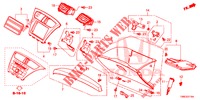 INSTRUMENT, ZIERSTUECK (COTE DE PASSAGER) (LH) für Honda CIVIC TOURER 1.8 EXECUTIVE NAVI 5 Türen 6 gang-Schaltgetriebe 2015