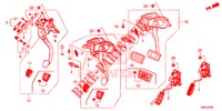 PEDAL (LH) für Honda CIVIC TOURER 1.8 EXECUTIVE NAVI 5 Türen 6 gang-Schaltgetriebe 2015
