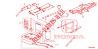 WERKZEUGE/WAGENHEBER  für Honda CIVIC TOURER 1.8 EXECUTIVE NAVI 5 Türen 6 gang-Schaltgetriebe 2015