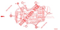 GUMMITUELLE (INFERIEUR) für Honda CIVIC TOURER 1.8 EXECUTIVE NAVI 5 Türen 5 gang automatikgetriebe 2015